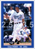 Chan Perry - 2002 Kansas City Royals - choose a size & style