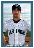 Charles Gipson - 2001 Seattle Mariners - pose B - choose a size & style