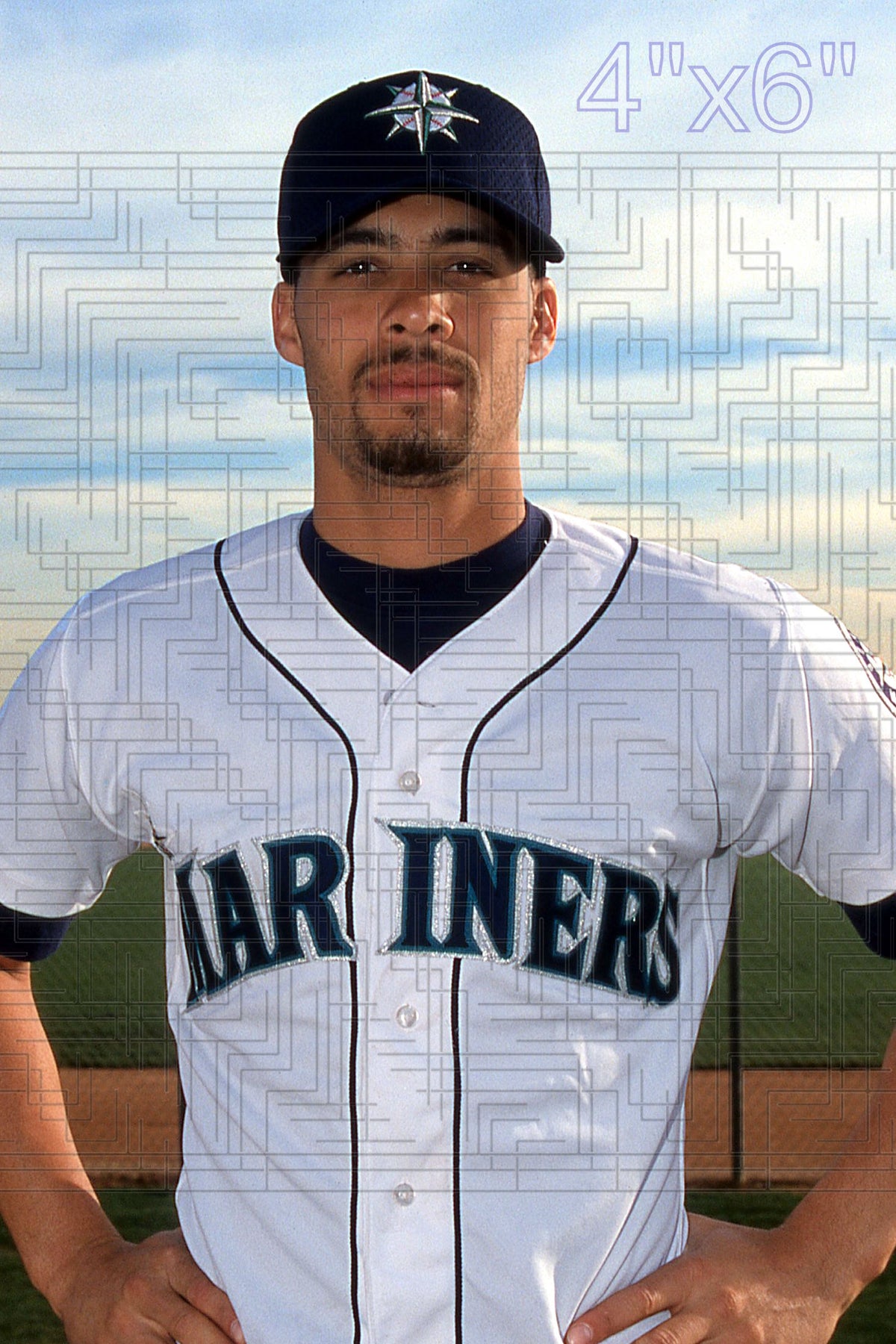 Charles Gipson - 2001 Seattle Mariners - pose B - choose a size & style