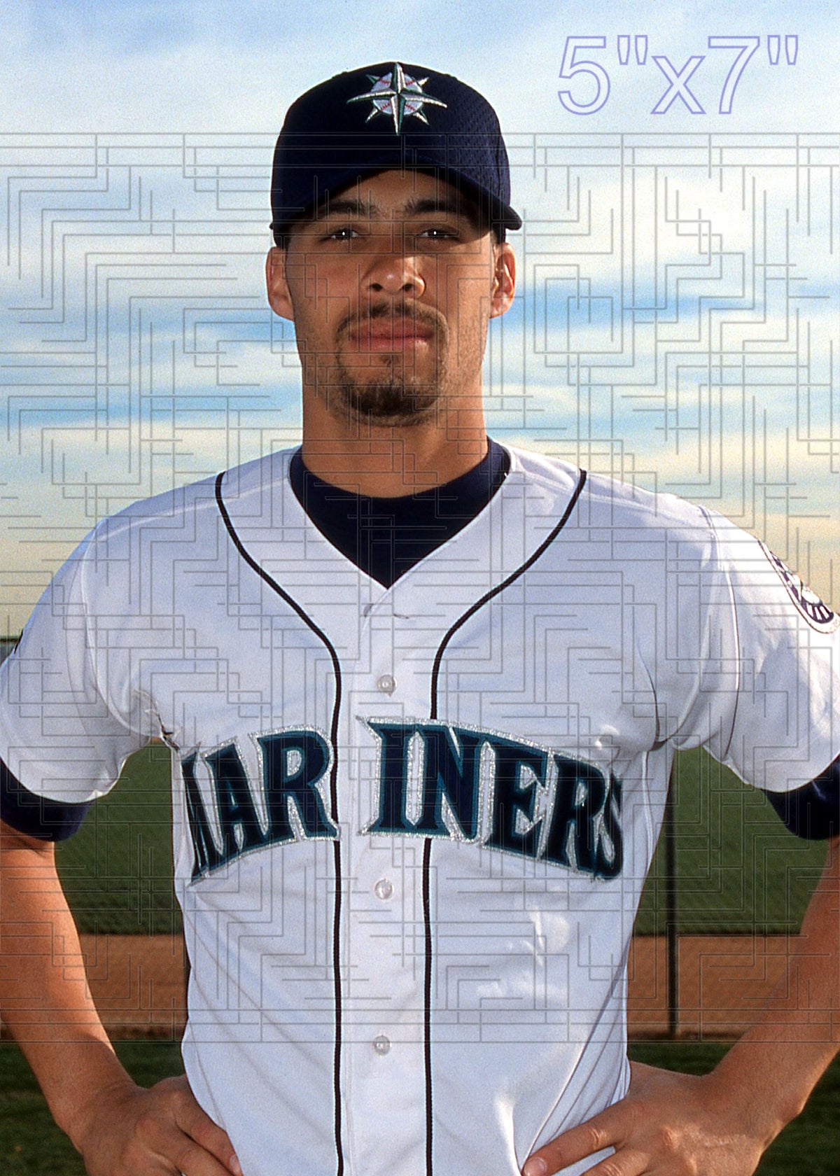 Charles Gipson - 2001 Seattle Mariners - pose B - choose a size & style