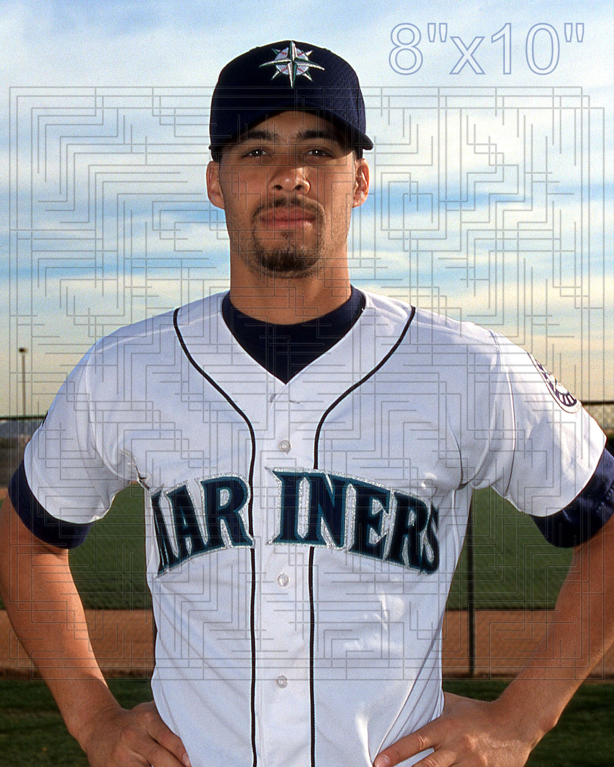 Charles Gipson - 2001 Seattle Mariners - pose B - choose a size & style