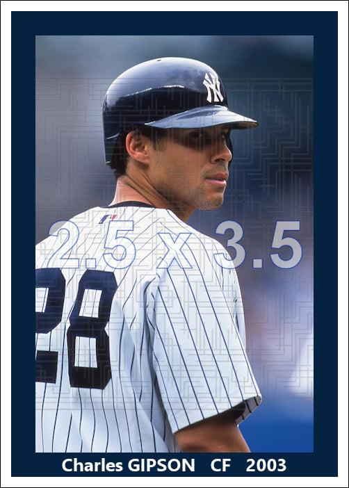 Charles Gipson - 2003 New York Yankees - choose a size & style
