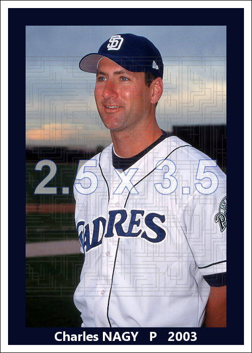 Charles Nagy - 2003 San Diego Padres - choose a size & style