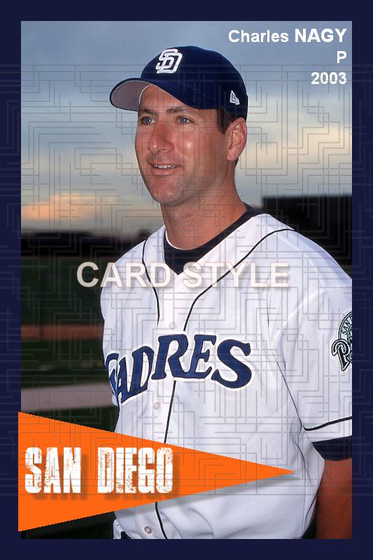 Charles Nagy - 2003 San Diego Padres - choose a size & style
