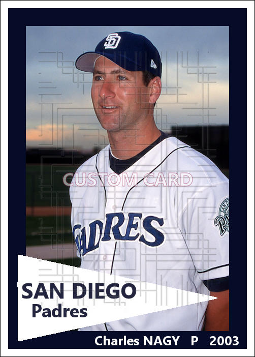 Charles Nagy - 2003 San Diego Padres - choose a size & style