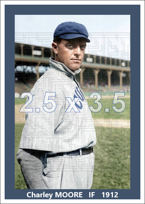 Charley Moore - 1912 Chicago Cubs - choose a size & style