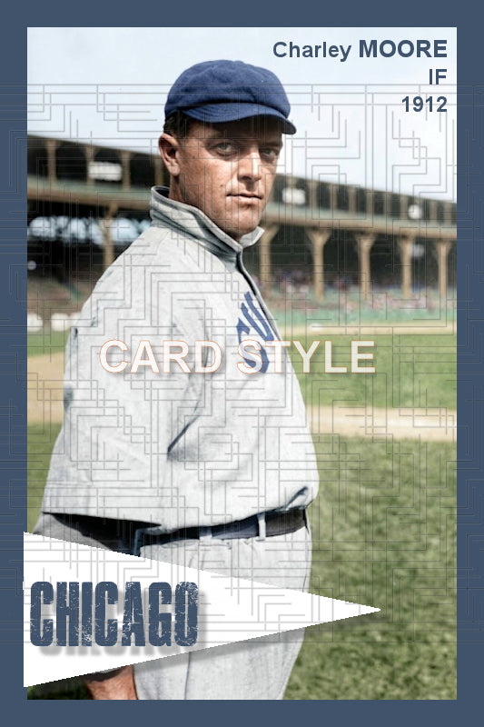 Charley Moore - 1912 Chicago Cubs - choose a size & style