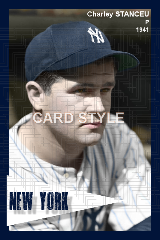 Charley Stanceu - 1941 New York Yankees - choose a size & style