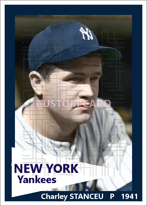 Charley Stanceu - 1941 New York Yankees - choose a size & style