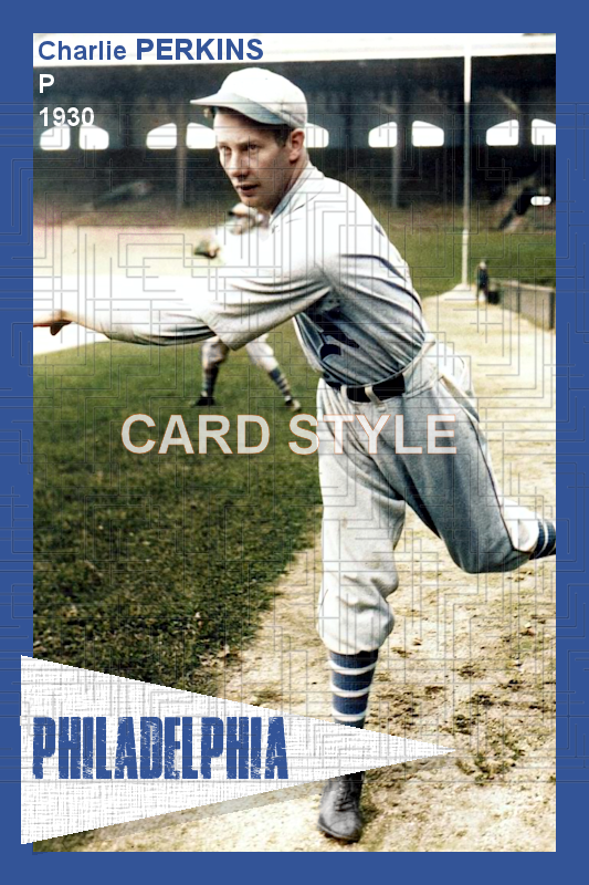 Charlie Perkins - 1930 Philadelphia Athletics - choose a size & style