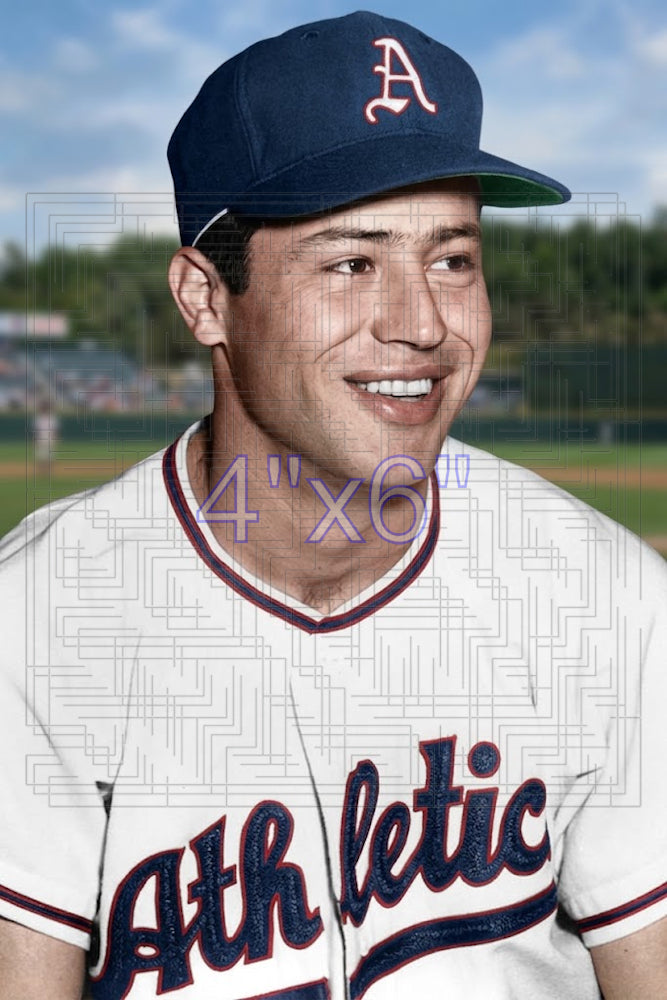 Charlie Bishop - 1954 Philadelphia Athletics - choose a size & style