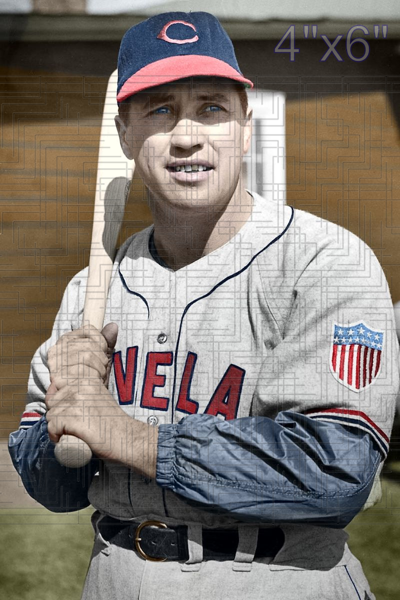 Charlie Brewster - 1946 Cleveland Indians - choose a size & style