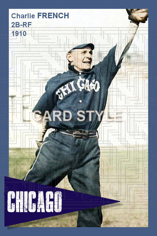 Charlie French - 1910 Chicago White Sox - choose a size & style