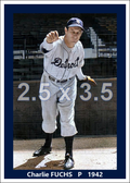 Charlie Fuchs - 1942 Detroit Tigers - choose a size & style