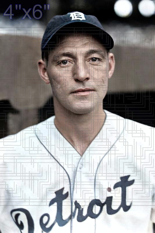 Charlie Gelbert - 1937 Detroit Tigers - choose a size & style