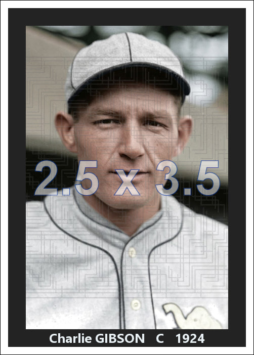 Charlie Gibson - 1924 Philadelphia Athletics - choose a size & style