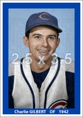 Charlie Gilbert - 1942 Chicago Cubs - choose a size & style