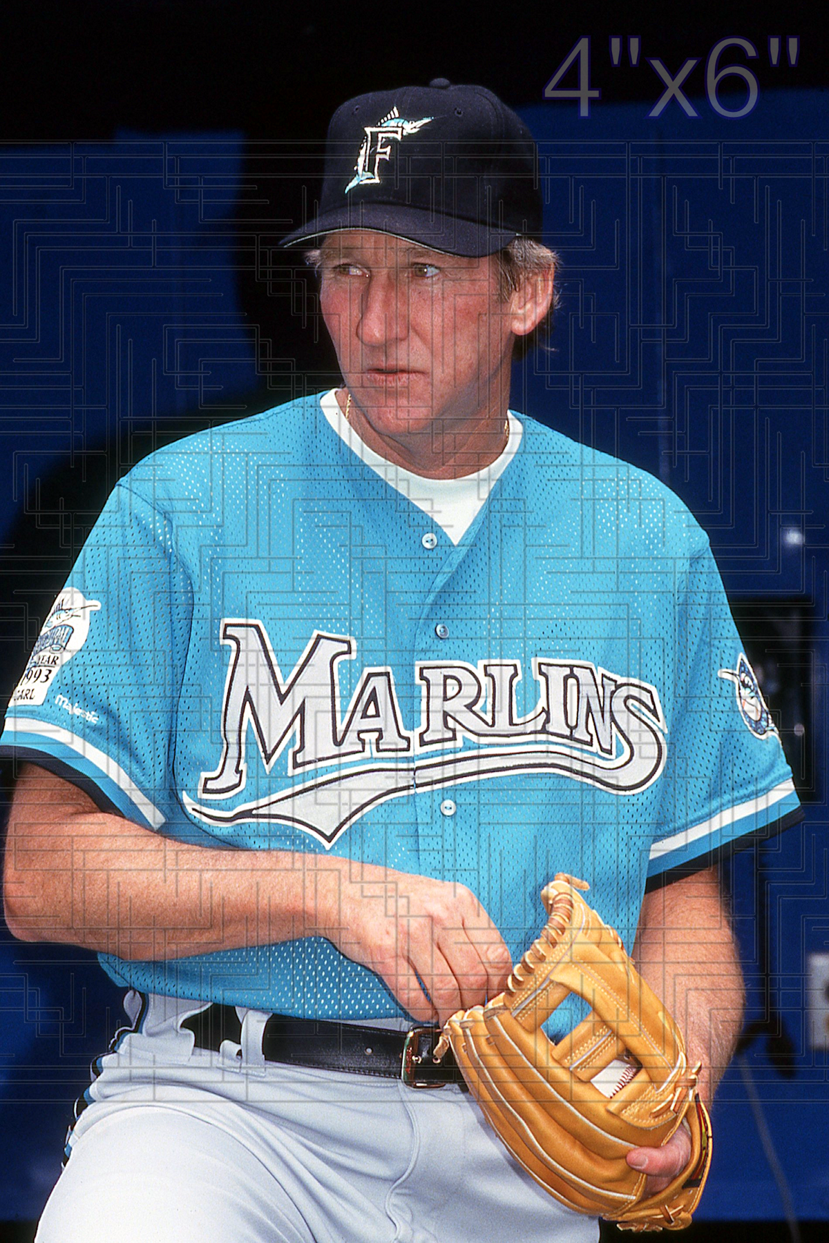 Charlie Hough - 1993 Florida Marlins - choose a size & style