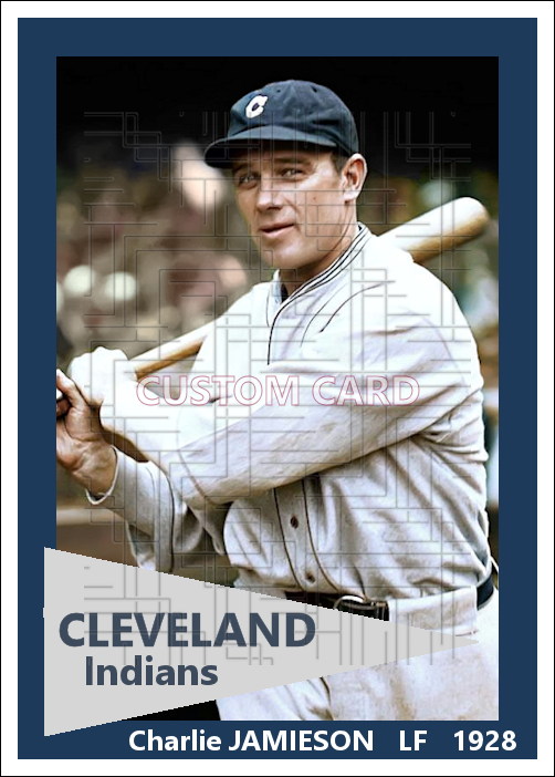Charlie Jamieson - 1928 Cleveland Indians - choose a size & style
