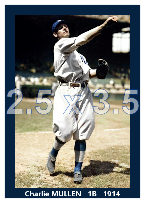 Charlie Mullen - 1914 New York Yankees - choose a size & style