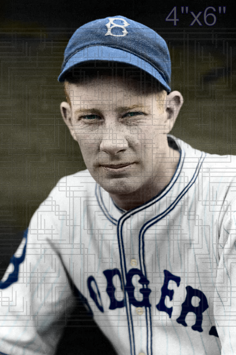 Charlie Perkins - 1934 Brooklyn Dodgers - choose a size & style