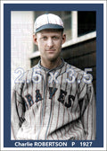Charlie Robertson - 1927 Boston Braves - choose a size & style