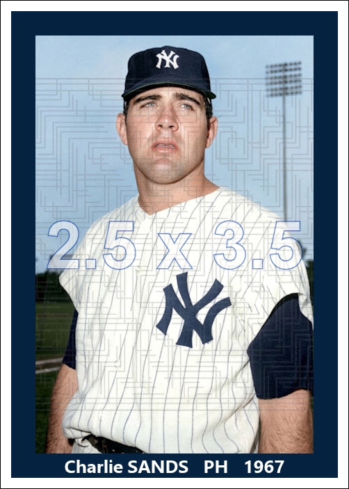Charlie Sands - 1967 New York Yankees - choose a size & style