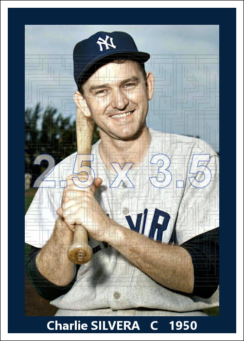 Charlie Silvera - 1950 New York Yankees - choose a size & style