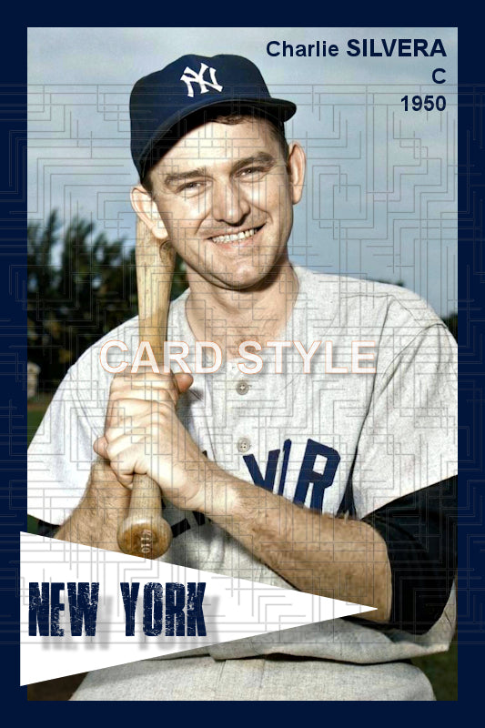Charlie Silvera - 1950 New York Yankees - choose a size & style