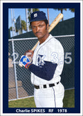 Charlie Spikes - 1978 Detroit Tigers - choose a size & style