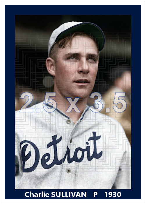 Charlie Sullivan - 1930 Detroit Tigers - choose a size & style