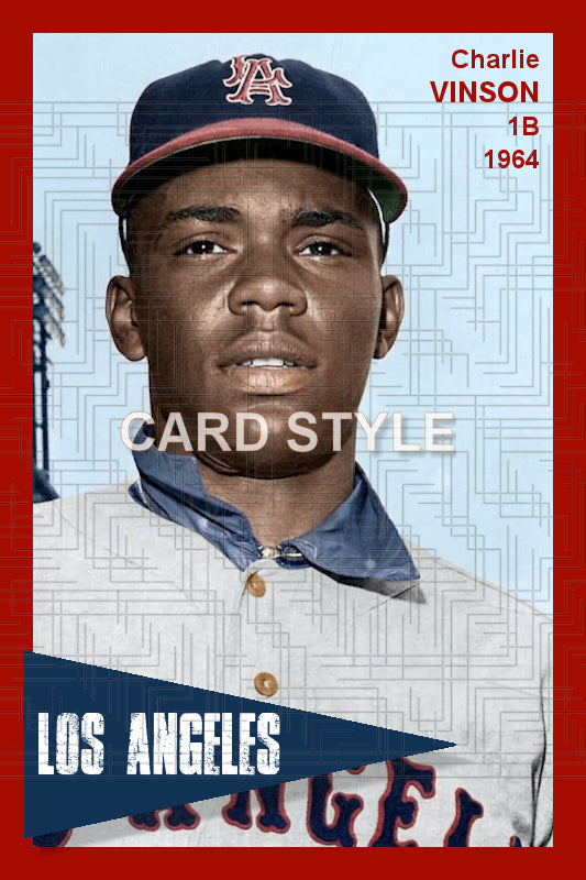 Charlie Vinson - 1964 Los Angeles Angels - choose a size & style