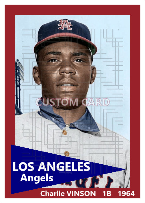 Charlie Vinson - 1964 Los Angeles Angels - choose a size & style
