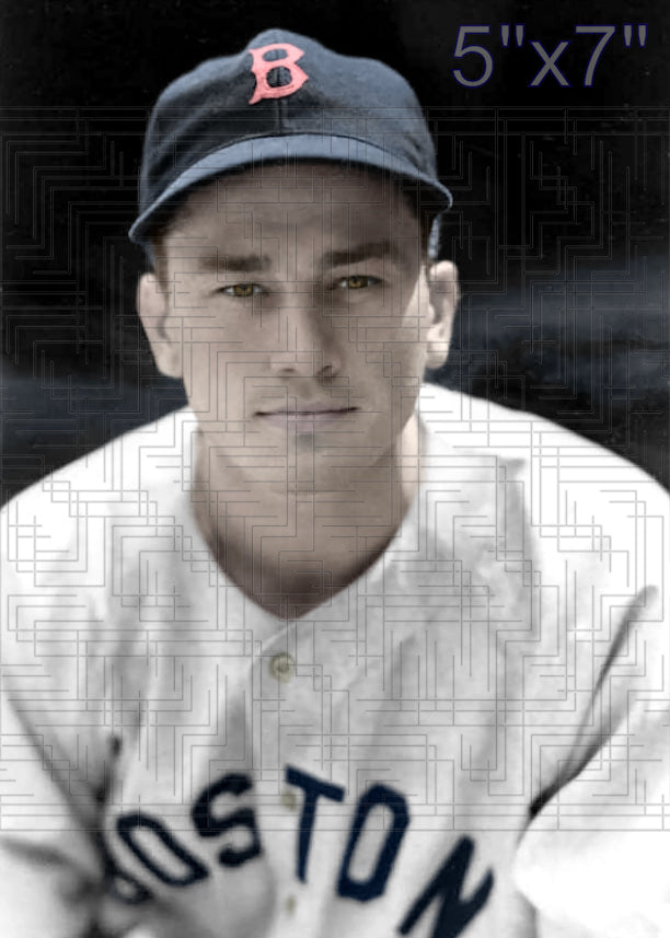 Charlie Wagner - 1938-42 Boston Red Sox - choose a size & style