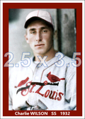 Charlie Wilson - 1932 St. Louis Cardinals - choose a size & style