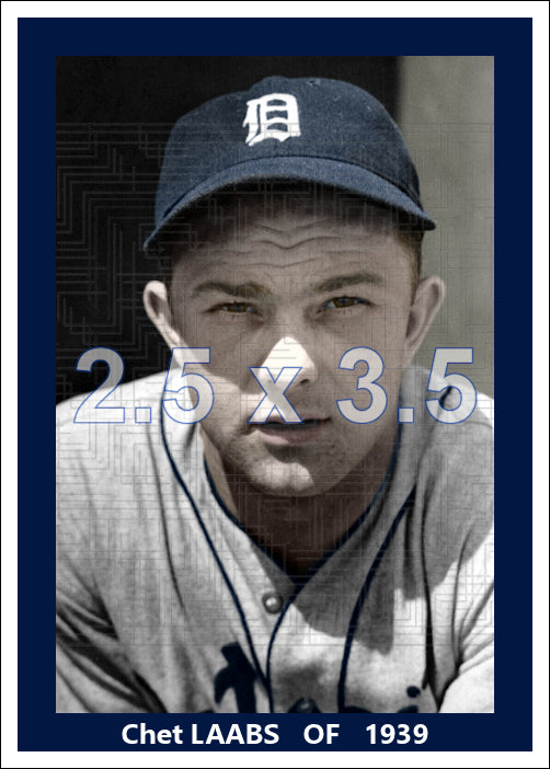 Chet Laabs - 1939 Detroit Tigers - choose a size & style