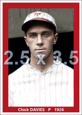 Chick Davies - 1926 New York Giants - choose a size & style