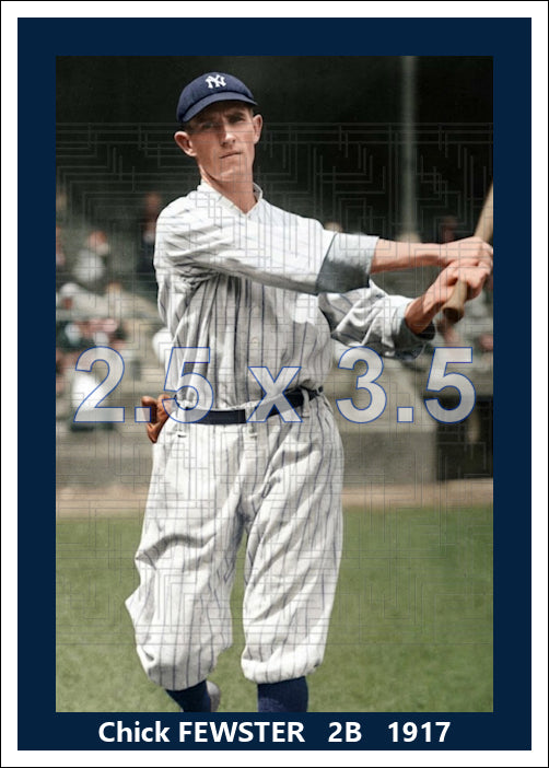 Chick Fewster - 1917 New York Yankees - choose a size & style