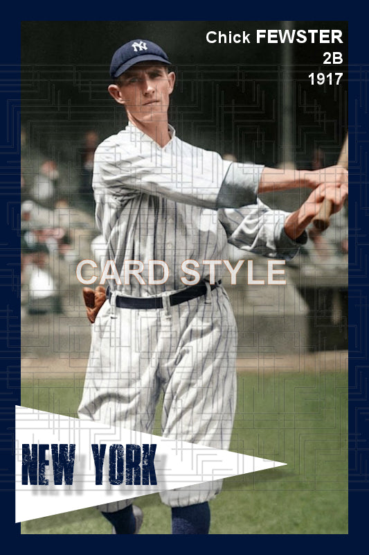 Chick Fewster - 1917 New York Yankees - choose a size & style