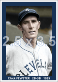 Chick Fewster - 1925 Cleveland Indians - choose a size & style
