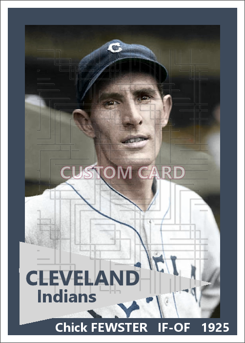 Chick Fewster - 1925 Cleveland Indians - choose a size & style