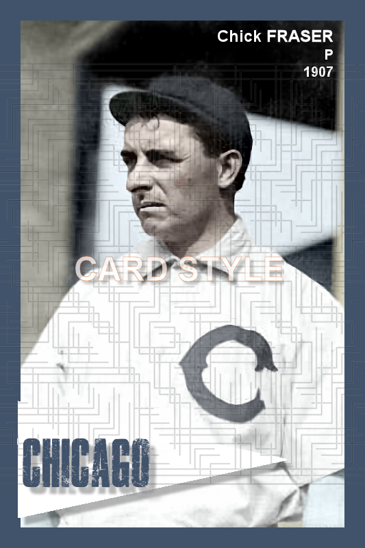 Chick Fraser - 1907 Chicago Cubs - choose a size & style