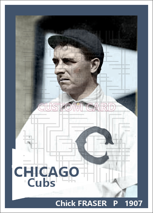 Chick Fraser - 1907 Chicago Cubs - choose a size & style