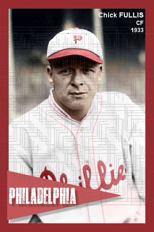 Chick Fullis - 1933 Philadelphia Phillies - choose a size & style