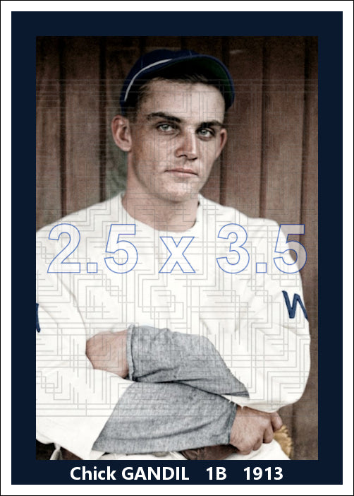 Chick Gandil - 1913 Washington Senators - choose a size & style