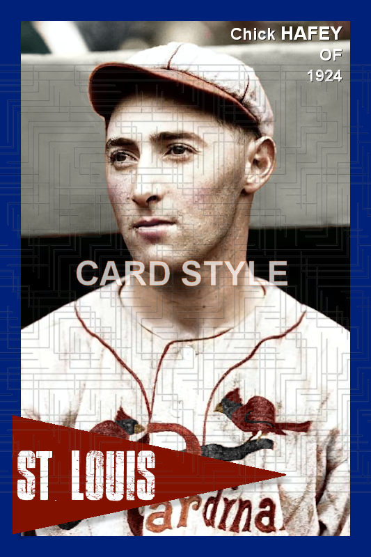Chick Hafey - 1924 St. Louis Cardinals - choose a size & style