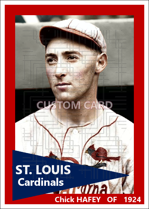 Chick Hafey - 1924 St. Louis Cardinals - choose a size & style