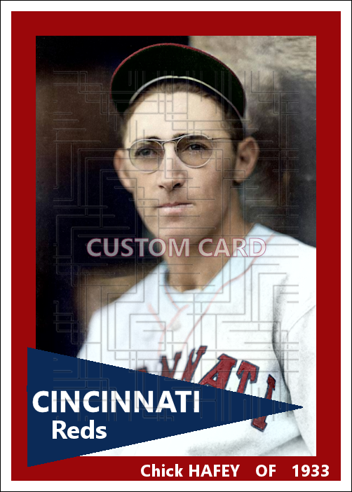 Chick Hafey - 1933 Cincinnati Reds - choose a size & style