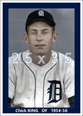 Chick King - c. 1954-56 Detroit Tigers - choose a size & style