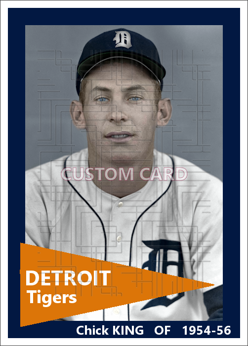 Chick King - c. 1954-56 Detroit Tigers - choose a size & style